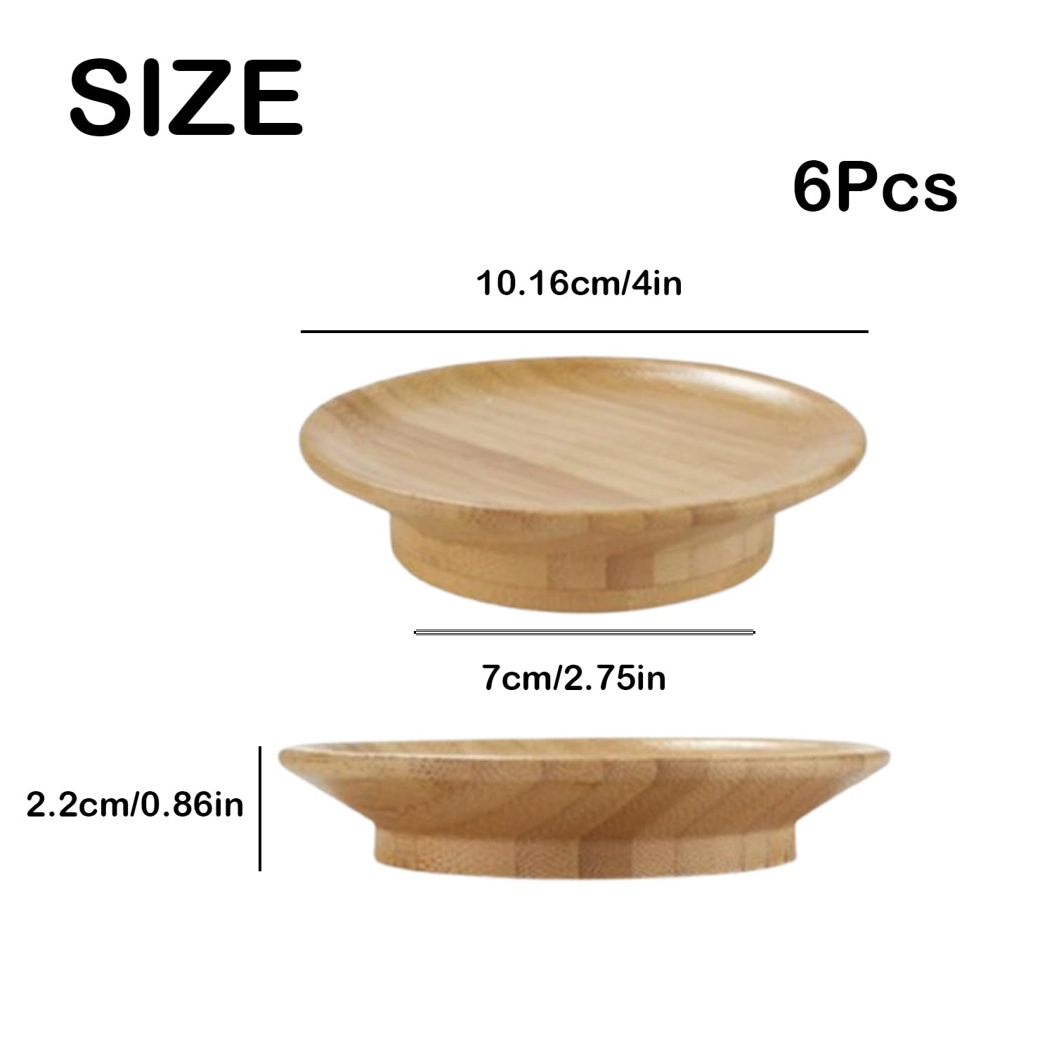 6 Stück Weinglas Topper Holz, Charcuterie Wine Glass Topper, Charcuterie Topper, Käseplatte Weinglas, Waschbar, Geeignet für Weingläser, Getränkebecherdeckel, Partyzubehör, Familienessen