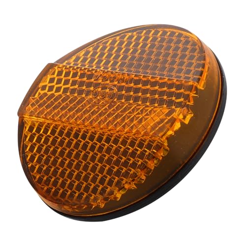 PRETYZOOM Motorcycle Reflective Warning Sticker Red Bumper Lower Reflectors for Rear Side