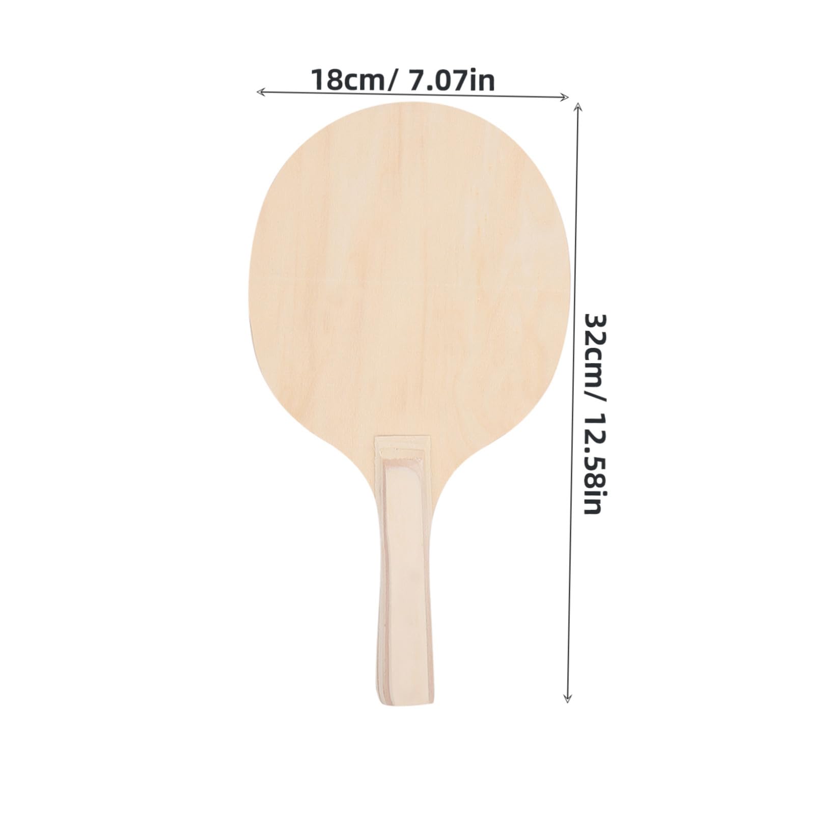 Set di Racchette da Tavolo 4 Pezzi in Legno Marrone per Vacanze Estive | Controllo Stabile della Palla, senza Bave e Leggero, Portatile, per Intrattenimento tra Tutte le Età