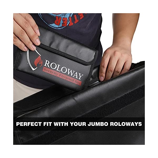 Kleine feuerfeste Tasche (12,7 x 20,3 cm), feuerfeste tasche für , feuerfeste Taschen für Wertsachen â€“ Reisepass… – Bild 6