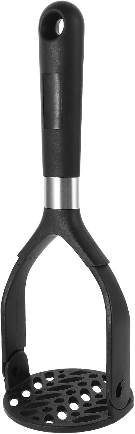 TIDTALEO Collapsible Potato Ricer Masher with Ergonomic Handle Manual Potato Masher for Mashed Potatoes Fruits Baby Food Foldable Kitchen Tool for Home and Travel 10.43X3.74X3.11In