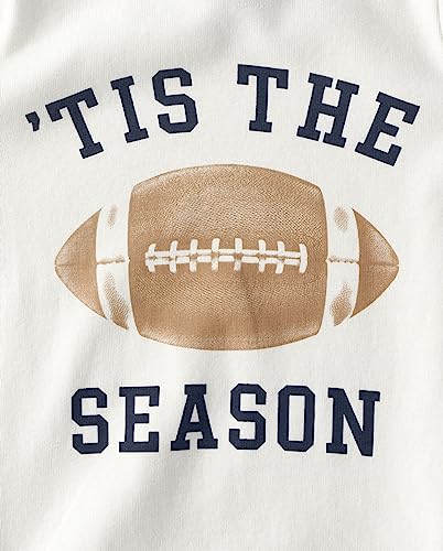 The Children's Place Baby Girls' Family Matching, Football Pajama Sets, Cotton2