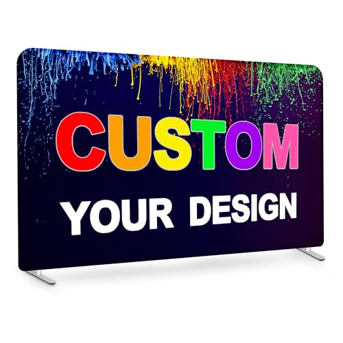Custom Tension Fabric Trade Show Backdrop (6.6x3.9FT)
