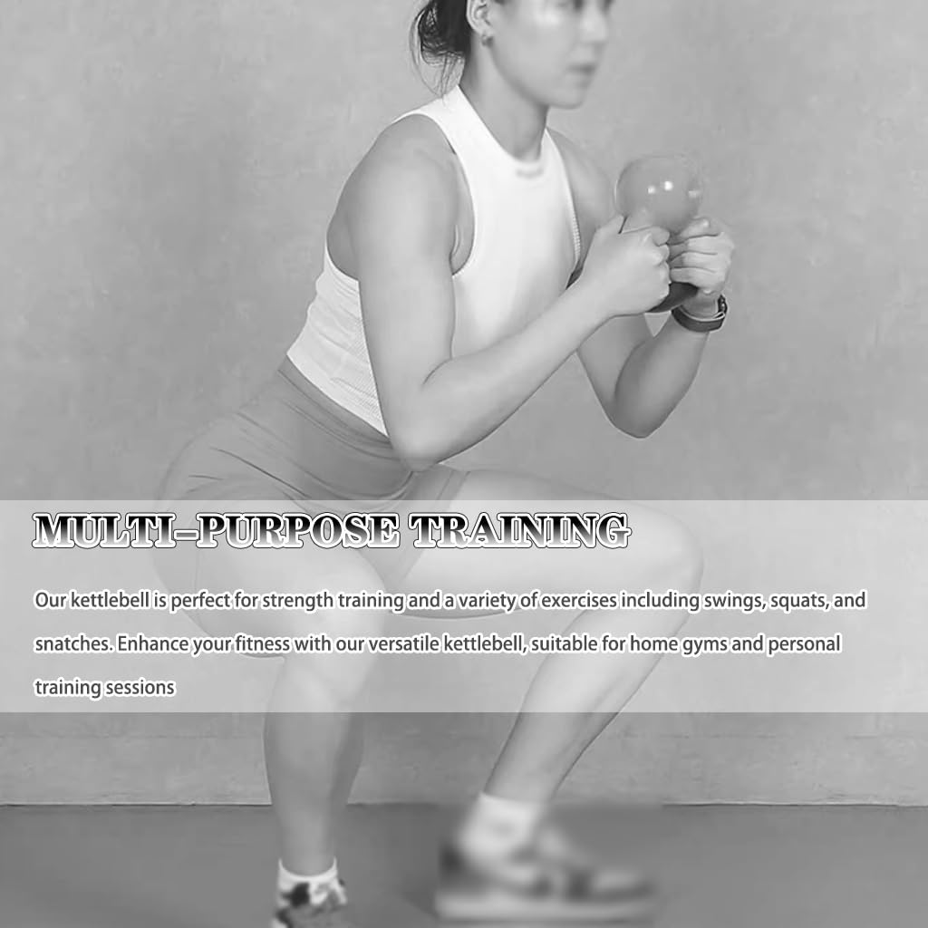 Ejercicio De Sentadillas En Casa Pelota Rusa, Pesa Kettlebell Modelado De Fitness Para Mujeres Pesa Rusa, Crea Una Curva Corporal Perfecta