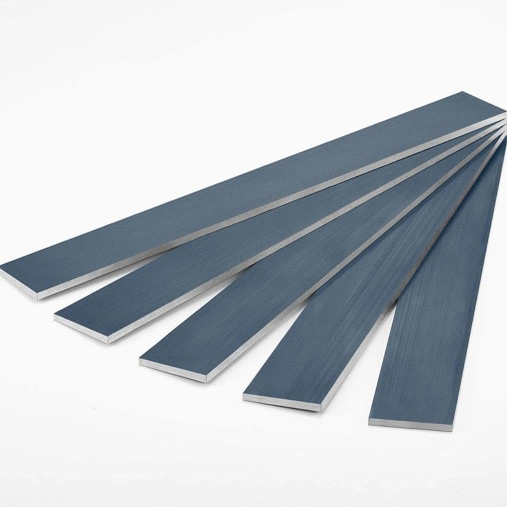 Tira de acero for resortes de 65 MN, 500 mm de longitud, alta resistencia y elasticidad, grosor personalizable de 0,1 a 2 mm.(0.5x150x500mm)