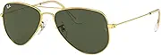Ray-Ban unisex-adult Rb3044 Aviator Small Metal Aviator Sunglasses