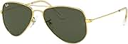 Ray-Ban unisex-adult Rb3044 Aviator Small Metal Aviator Sunglasses