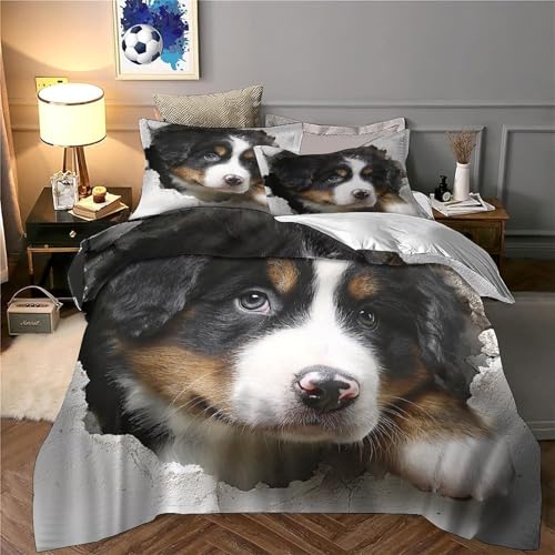 Linge de lit loutre housse de couette imprimé 3D microfibre douce adolescent - 6