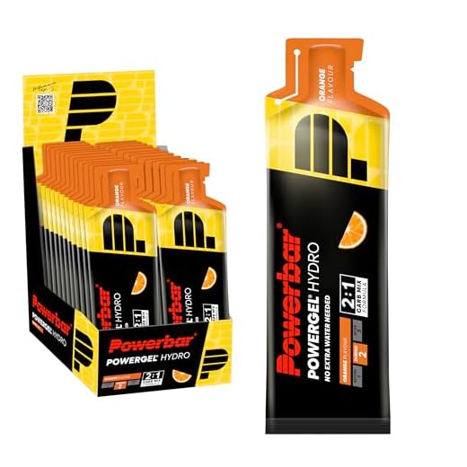 PowerBar PowerGel Hydro Orange 24x67ml - Gel Energético de Alto Carbono + C2MAX + Sodio
