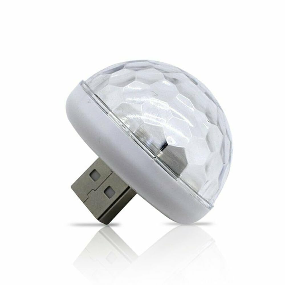 Bigteddy Light 3 Mini Usb Party Disco Ball Sound Activated Led Car Atmosphere Stage