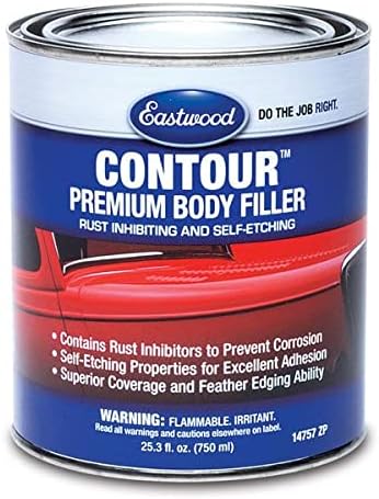 Eastwood Custom Blended Contour Premium Body Filler Rust Inhibiting and Self Etching 25.3 oz