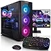 Produktbild Megaport Komplett Set Gaming PC AMD Ryzen 5 4500  GeForce RTX3050 6GB  24" Monitor  OHNE Betriebssystem  16GB DDR4  1TB M.2 SSD  Tastatur  Maus  pc Gaming komplettpaket