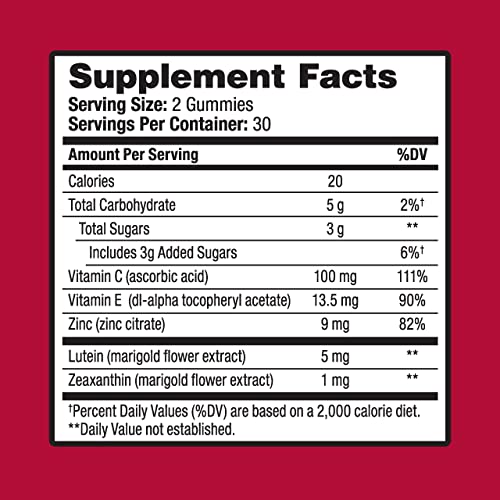 Ocuvite Eye Health Gummy Vitamins
