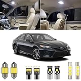 Xpismii 14 Piece Camry Interior LED Lights Kit Package Replacement for Toyota Camry 2007 2008 2009 2010 2011 2012 2013 2014 2015 2016 2017 2018 2019 2020 2021, with Placement Diagram and Install Tool