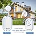 Wesstun Wireless Doorbell, IP67 Waterproof Plug in Doorbell Wireless with 39 Chimes, 5 Levels Volume Adjust & LED Indicator, Easy Install at Home, Classroom & Warehouse, White