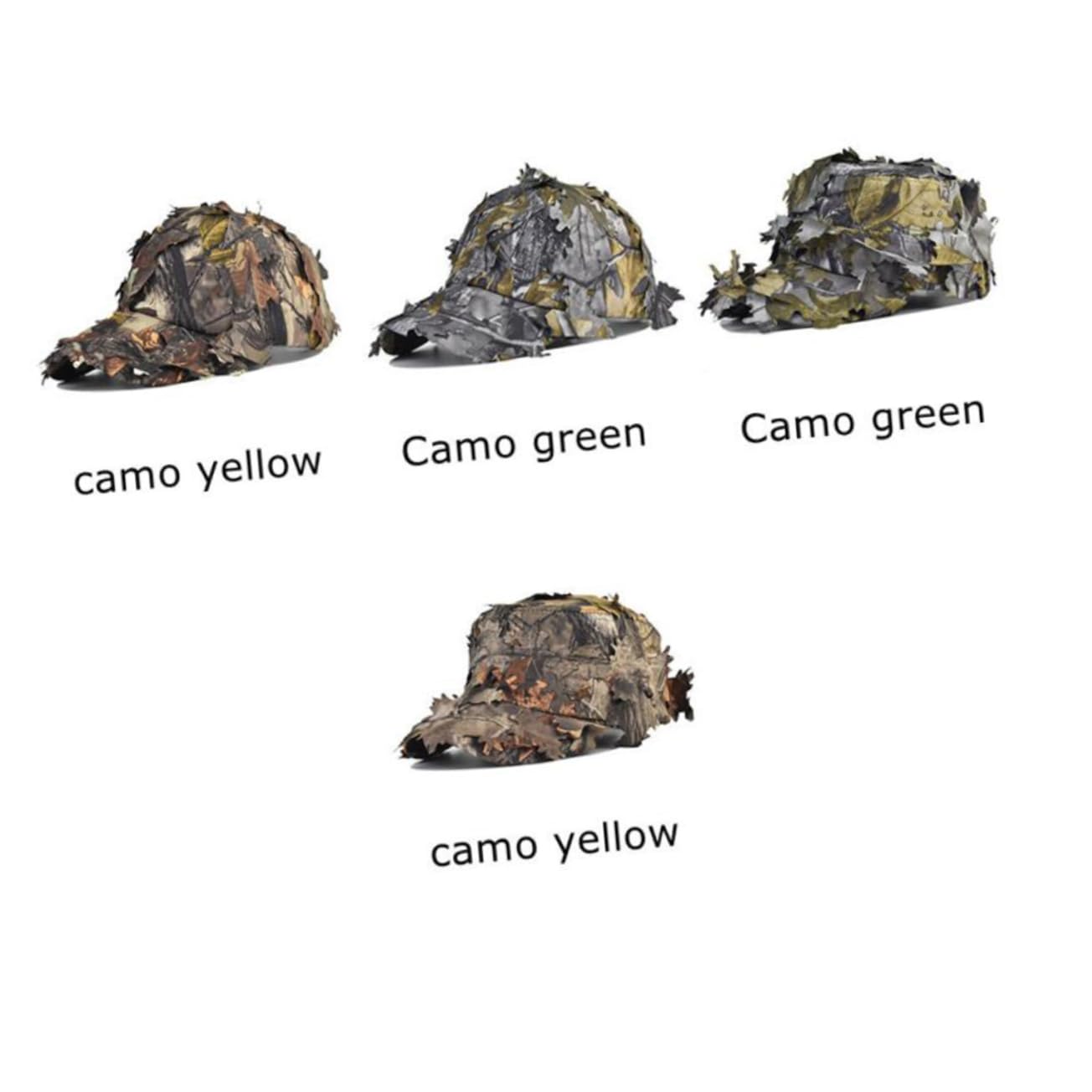 Beaupretty Casquette De Baseball Camouflage Chapeau De Soleil Chapeau De Randonnée pour Hommes Chapeau De Soleil Surdimensionné Large Camping Forêt Pêche en Plein Air Casquette