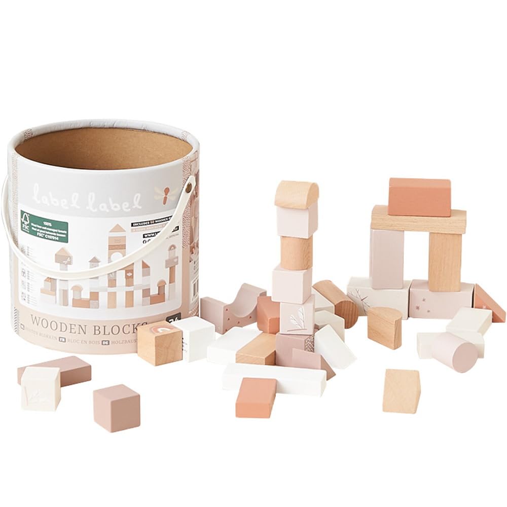 Amazon | LabelLabel (レーベルレーベル) ウドゥンブロックス 50ピース