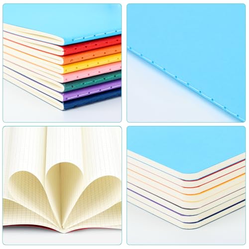 Notebook mémo A5 à petits carreaux 5x5mm pour dessin et note - 4