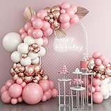 【Für viele Gelegenheiten geeignet】 Das Girlandenbogen-Set aus roségoldenen und rosa Luftballons eignet sich hervorragend für Hochzeits- oder Geburtstagsfeiern, Junggesellinnenabschiede, Abschlussfeiern, Feiertage, Babypartys, 1. Geburtstagsfeiern, Brautduschen, Verlobungen, Jubiläumsfeiern, Innen- oder Außen- und Festivalpartys Dekorationen.