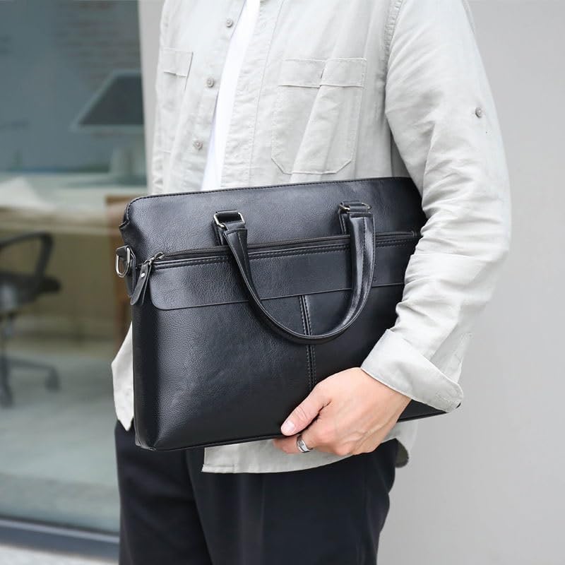 Men's Business Handbag shoulder briefcase Leisure diagonal cross bag