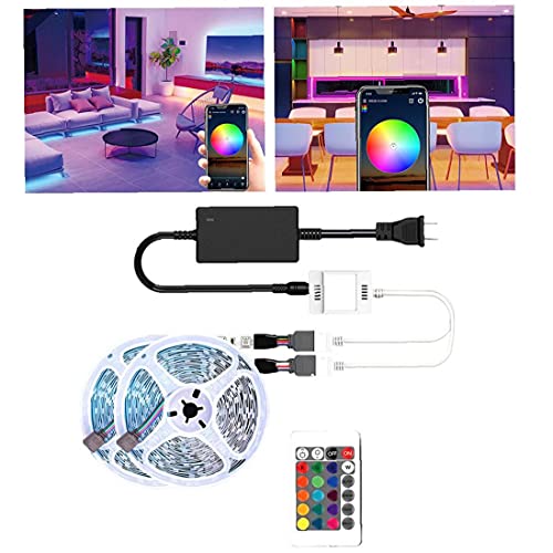 LED Strip Lights, 2 stks WiFi RGB Smart 18 LED's Lamp LED-verlichting voor Slaapkamer, Woonkamer, Keuken, Woondecoratie… - Image 5