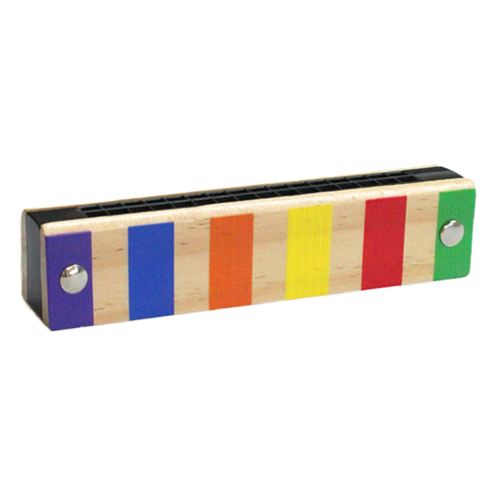 Armónica para Principiantes Instrumento – Sleek Musical De Madera con, Durable, 16 Agujeros Y Doble, , Favor | Multipurpose Outdoor Indoor Utility Premium Lightweight