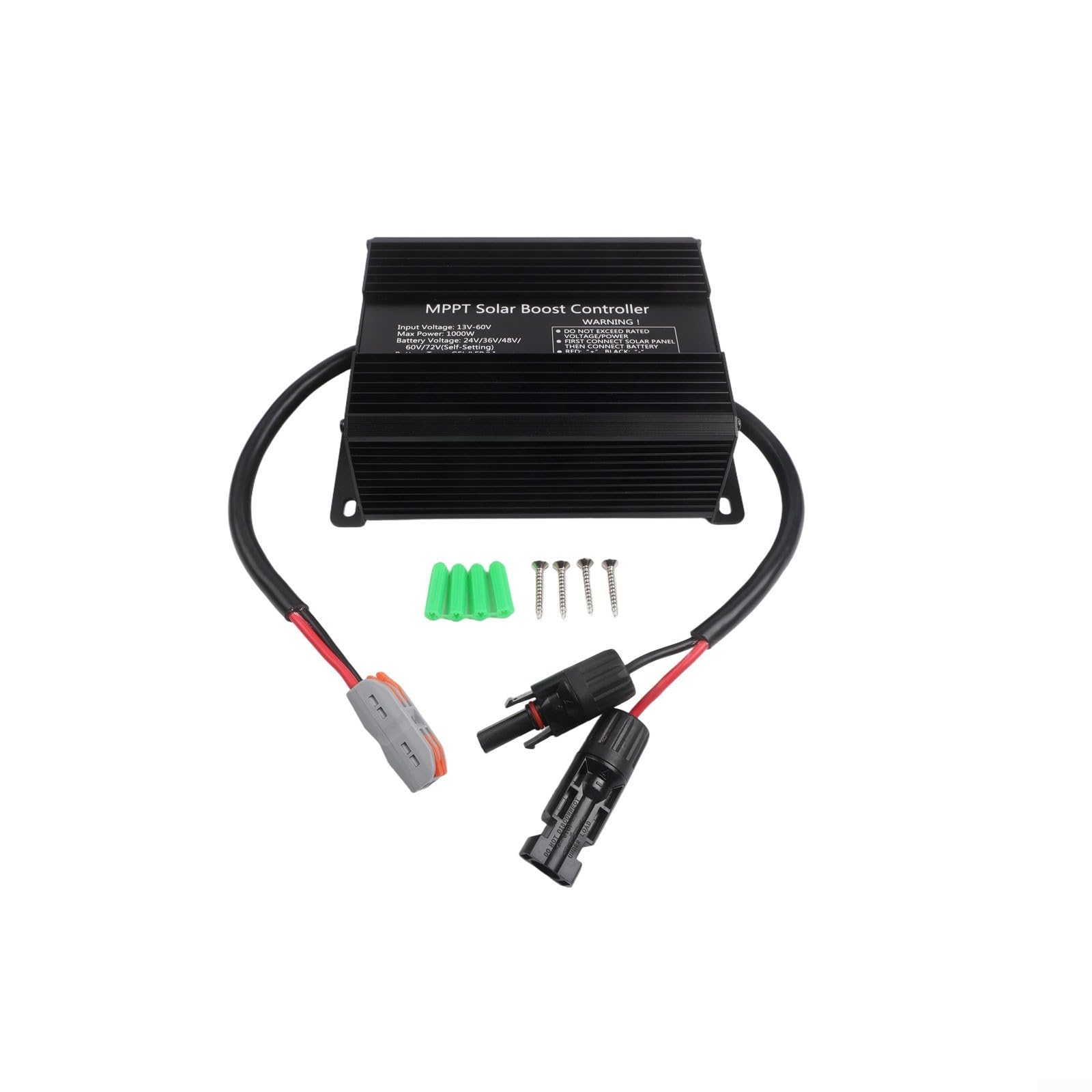 Controller di generazione di energia fotovoltaica da 1000 W per scooter elettrici da 24 V, 48 V, 60 V, 72 V, regolatore di carica per batterie al piombo e batterie