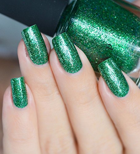Ilnp Lucky One - Pine Green Holographic Nail Polish #TOP3