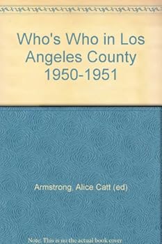 Leather Bound Who's Who in Los Angeles County 1950-1951 Book