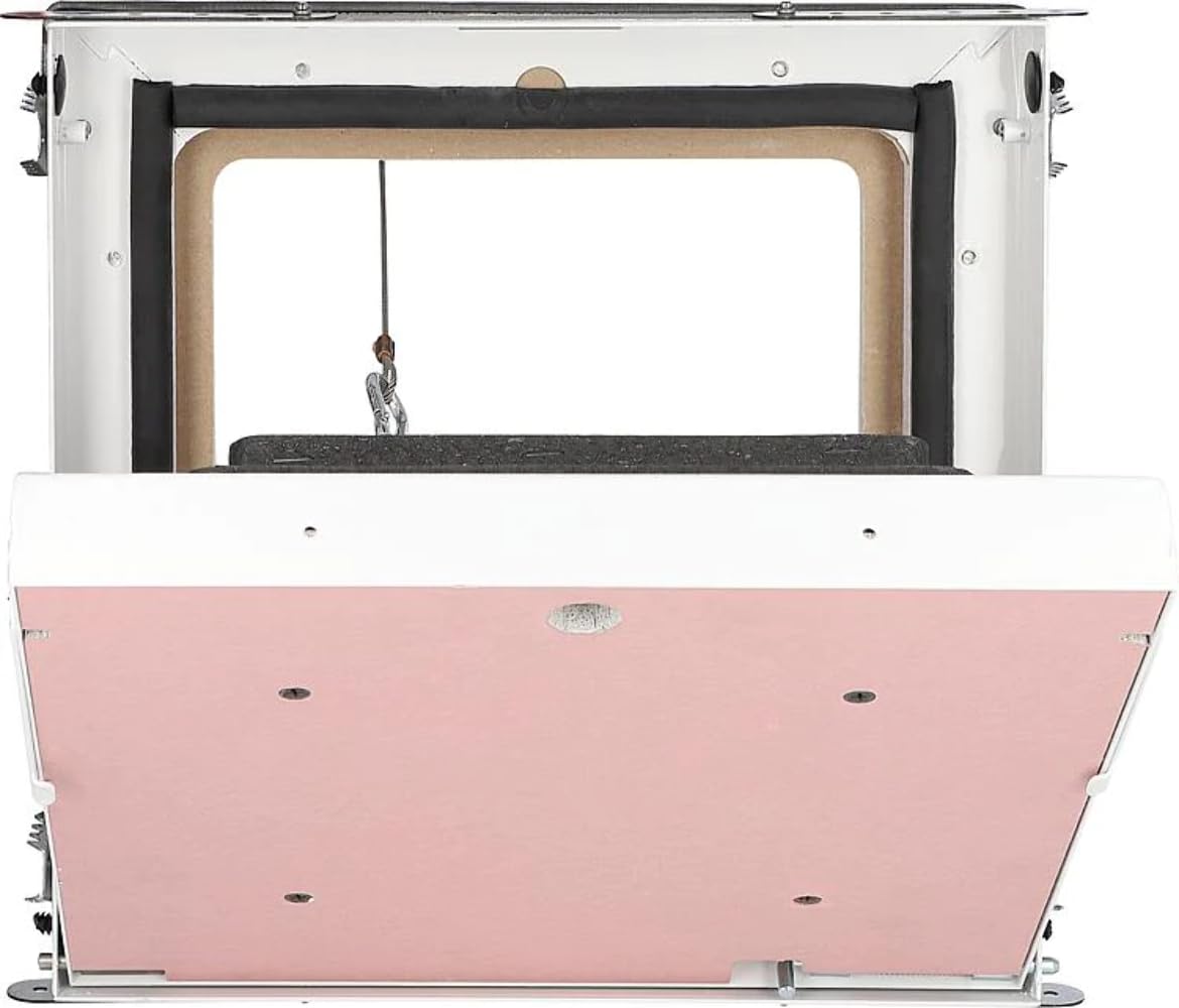 Upmann Revisionsklappe UniSpace 90 – Wand, 400 x 600 mm, Vierkantverschluss