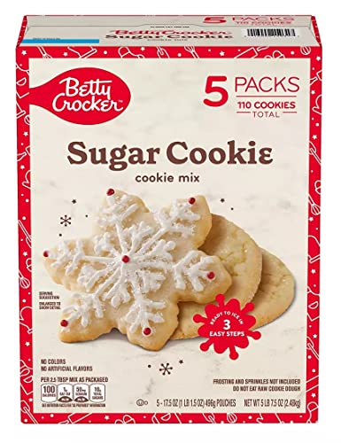 Image of Betty Crocker Sugar Cookie Mix, 17.5 Oz - 5 Count (Pack of 1)