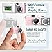 SUMUYO Mini Keychain Camera,1080P Tiny Digital Camera,Pocket Video Recorder with 32GB Card,Fun Funny Gifts for Kids & Adults Stocking Stuffers for Travel,Birthdays Gadgets (Pink)