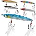 Fishing Jigging Lures 3/2oz Blade for Saltwater Freshwater Deep Water Sinking Hard Fishing Spoons Tackle Baits