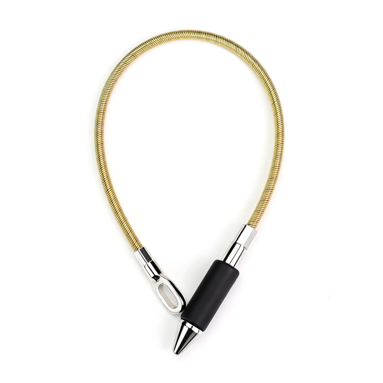 Magnetic Cable Puller 14 Inch -Tapered Steel Stud Bullet Magnet with Leader & Fish Eye-Let|Cuts Wire Fishing Time, Stronger Magnetic Force|Ideal for in-Wall/Floor/Ceiling Cable Routing