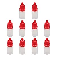Vista 10 de Othmro Botellas cuentagotas de plástico de ojo de laboratorio de polietileno de 0.5 onzas, 8 piezas, gotero líquido exprimible de 0.0 fl oz, boca