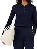 Polo de punto acanalado de corte regular para mujer 1