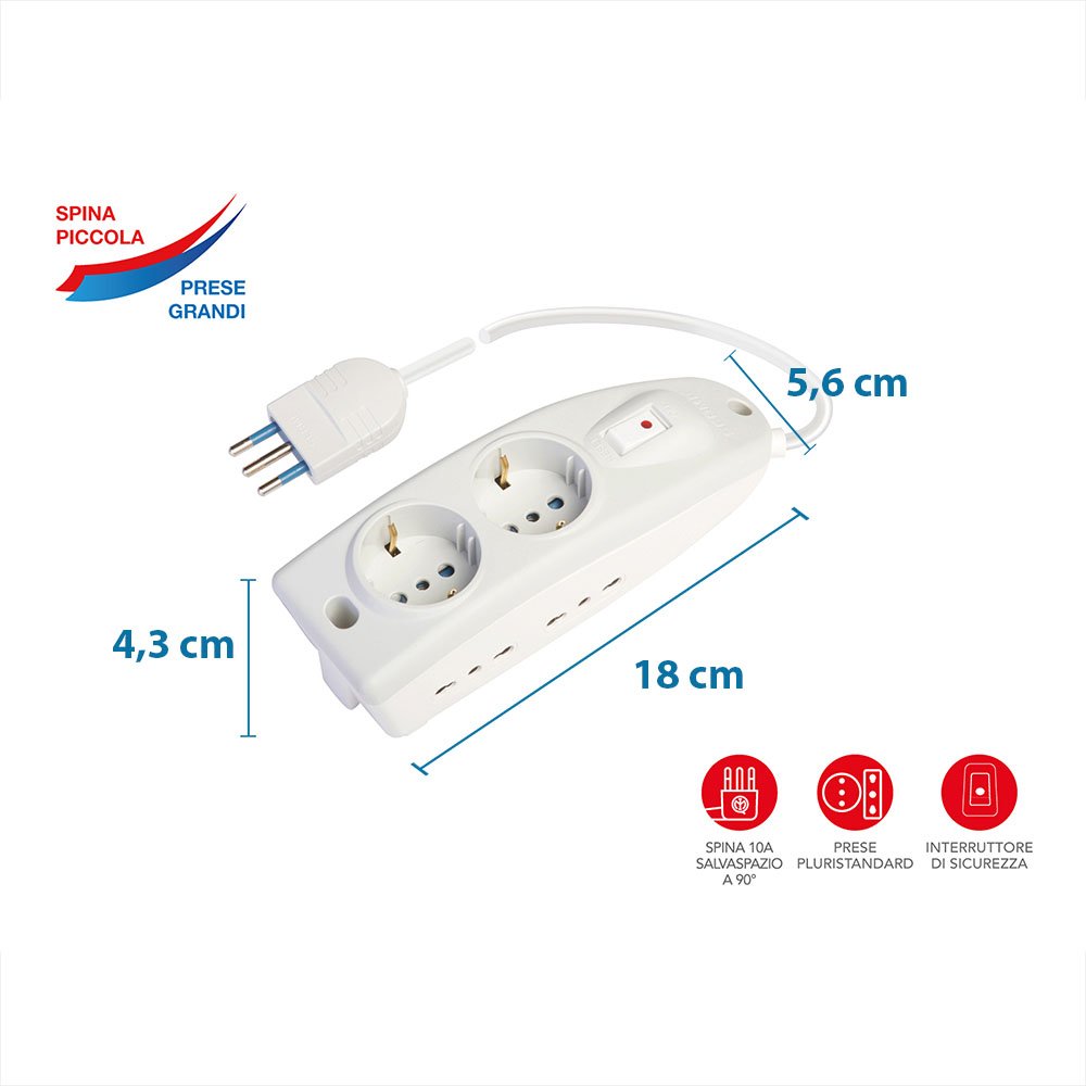 Polypool Stecker & Steckdose PP0466.1 – Italienische Qualität (IMQ) | Pool Elektro-Zubehör