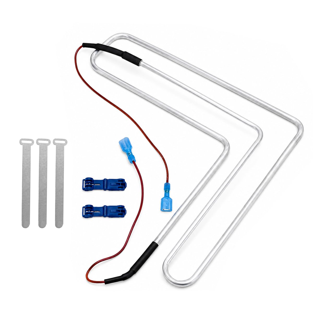 Defrost Booster Kit for Samsung & Kenmore French Door Bottom Freezer Fridge, Fixes Ice Buildup, Fan Noise & Poor Cooling, Quick Connect DIY Auto Defrost Kit with Heating Coil & Full Accessories