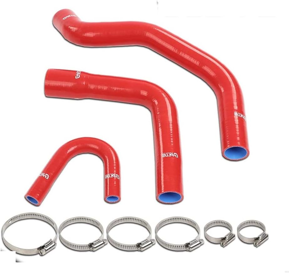 G-PLUS Lower Radiator Hose Compatible with 1999-2014 Silverado Sierra Suburban Tahoe Yukon GM Red