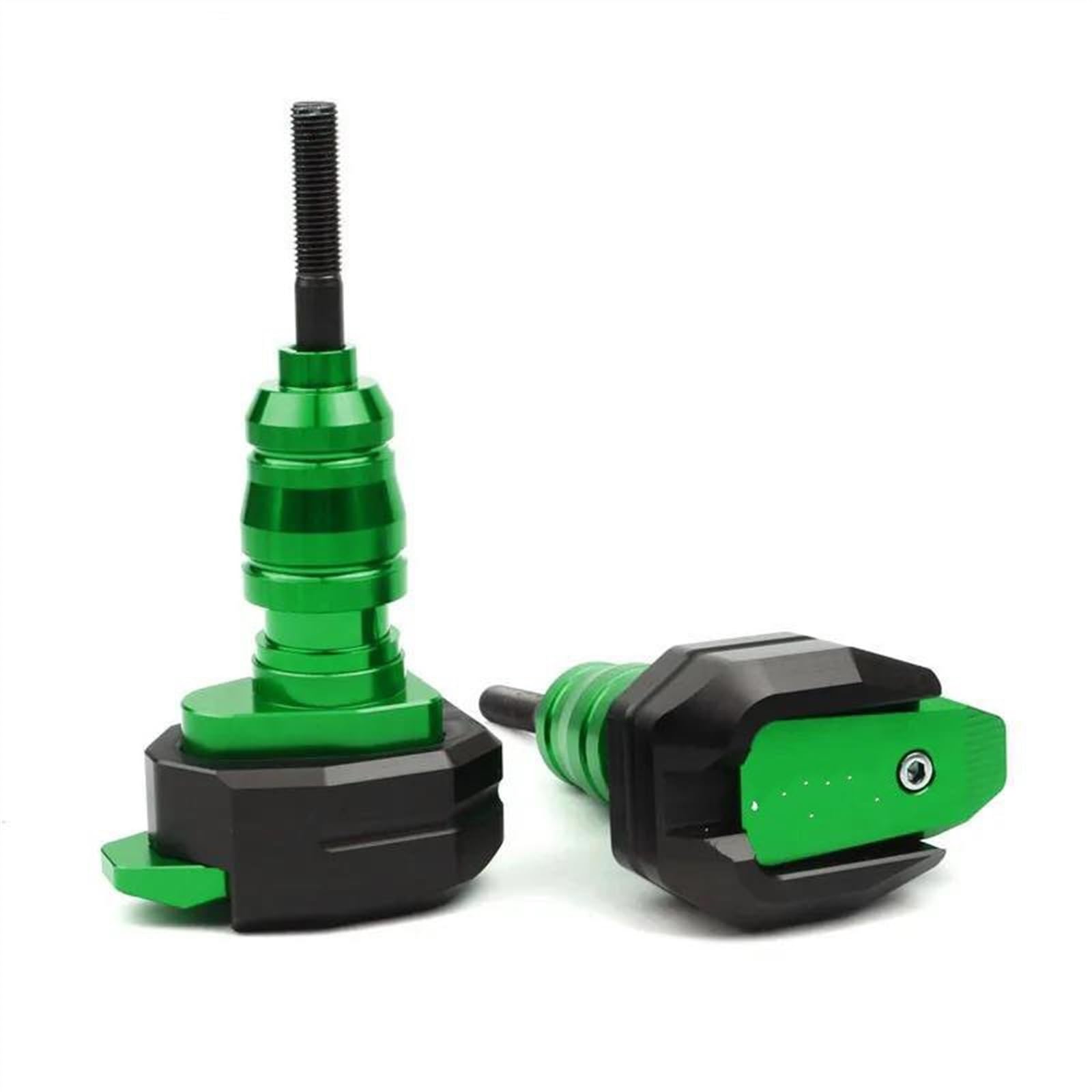 Tamponi Paratelaio Protezione anticaduta Per KAWASAKI Per NINJA 650 2017-2020 2021 2022 2023 Moto Protezione Dalla Caduta Paratelaio Carenatura Guard Anti Crash Pad Protector(VERDE)
