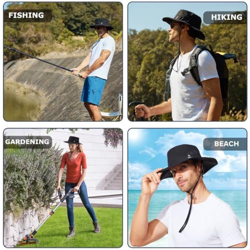 Image of Fishing Hat for Mens Sun Hat Wide Brim Bucket Hat SPF UV Protection XL XXL Large Size Big Head Hiking Beach Safari