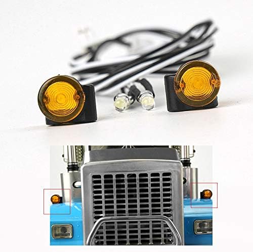 LESU wheelfun Side Marker Lights for RC 1/14 DIY Tractor Truck Trailer Model RC Car Parts