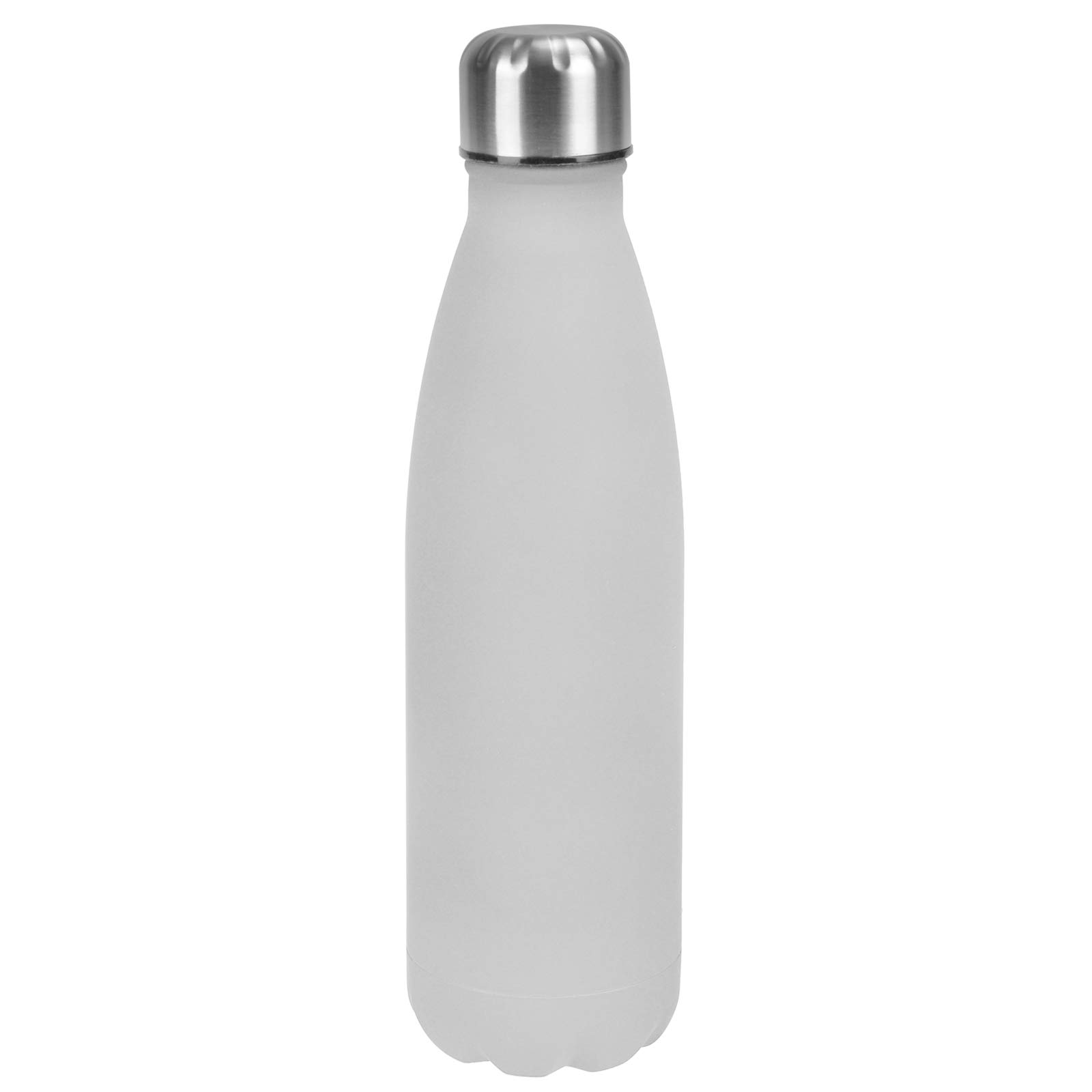 ASAB Stainless Steel Water Bottle Vacuum Insulated Leak-Proof Double Wall 350ml 450ml 500ml Standard Mouth Keeps Drinks Cold 18 Hours & Hot 12 Hours (500ml Grey)