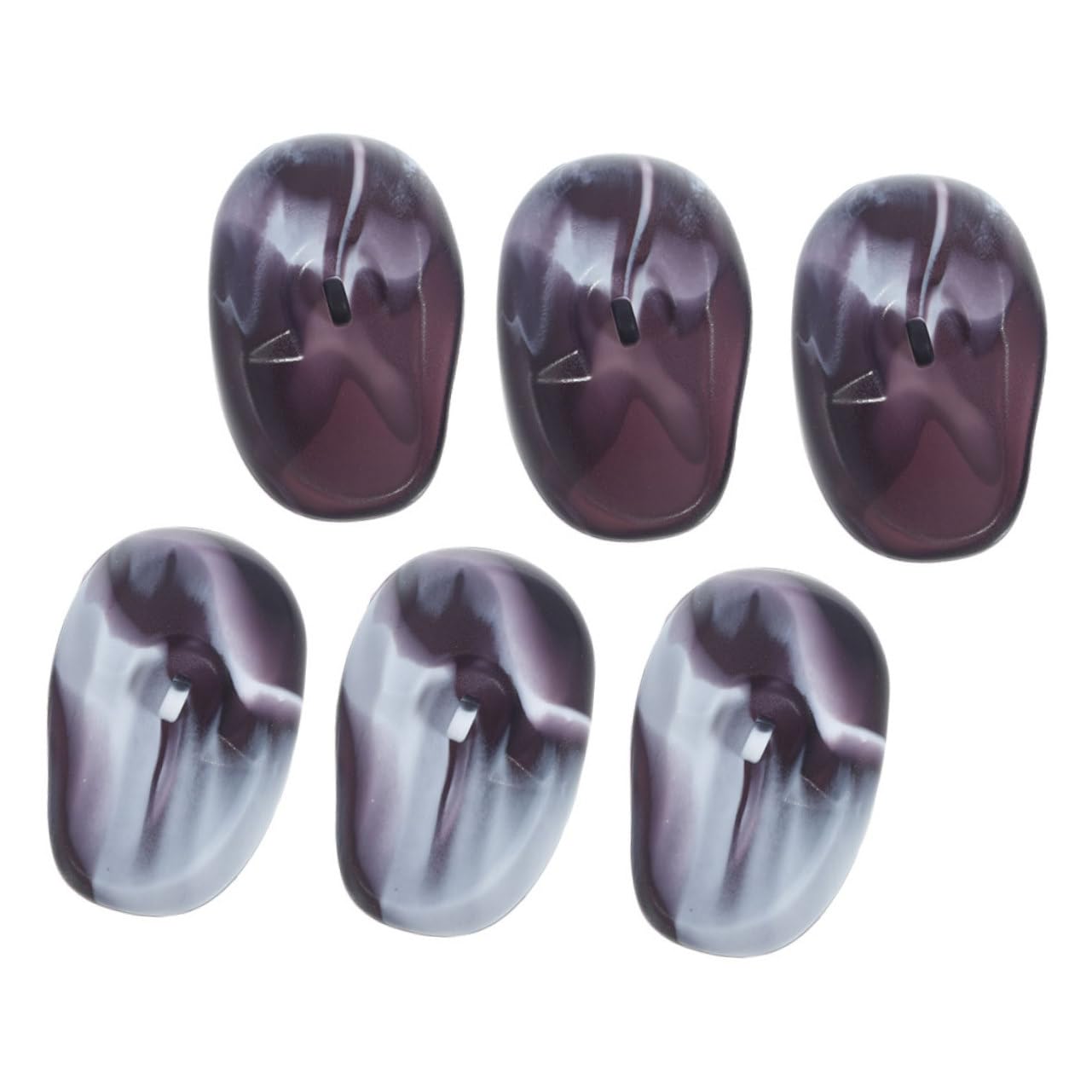 12pares Cubiertas De Oídos De Impermeables Para Tinte De Cabello Reutilizables Para Salones y Personal Protección Tinte De Peluquería