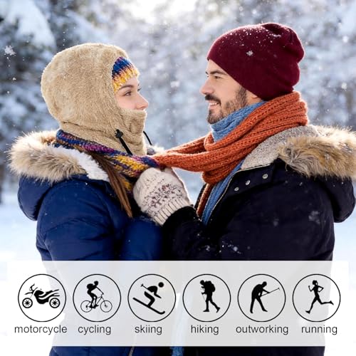 Balaclava para esquí resistente al viento para mujer y hombre miniatura 6