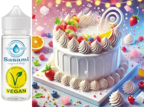 White Cake arôme concentré pour vaper un dessert vegan Sasami au goûter
