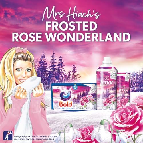 Bold Platinum PODS® Washing Liquid Laundry Detergent Capsules 55 Washes, Frosted Rose Wonderland, Mrs Hinch's Winter Edition, With Built-In Softener - Image 5