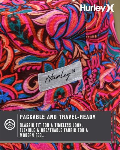 Chapeau bob toile de coton Hurley léger pliable