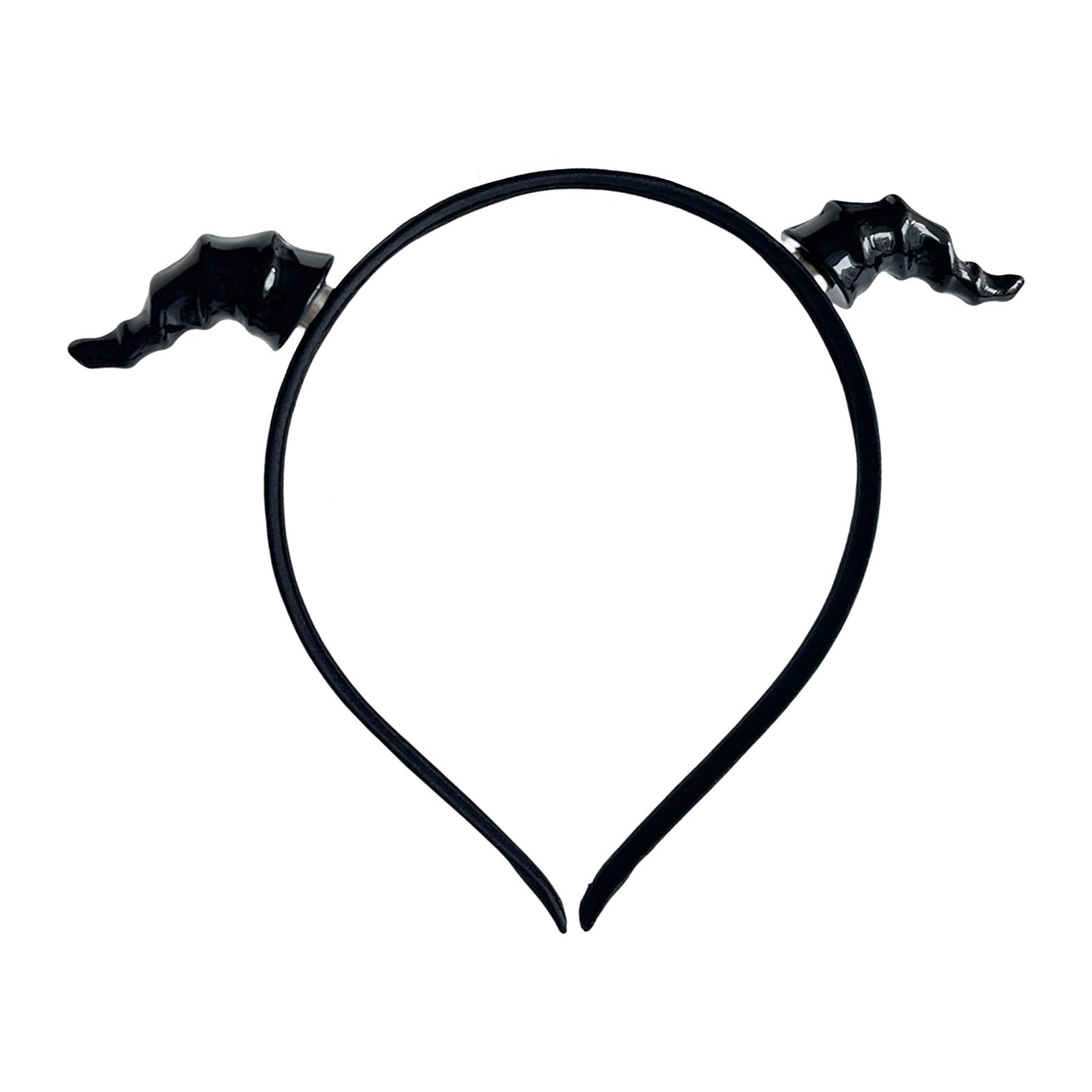 MICFENY Detachable Devil Horn Hairband Costume Accessory Hairhoop For RolePlay Parties Halloween Event Gathering Dressingup