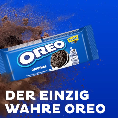 OREO Original, Knusprige Schokoladenkekse mit Vanillecreme, 44g (32er-Pack) – Ansicht 3